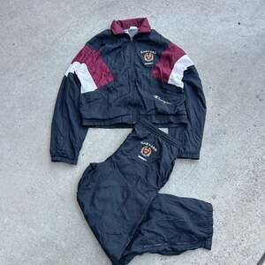Vintage 90s Champion Harvard University Colorblock Tracksuit Set